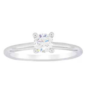 18ct White Gold .50ct Diamond Melba Ring