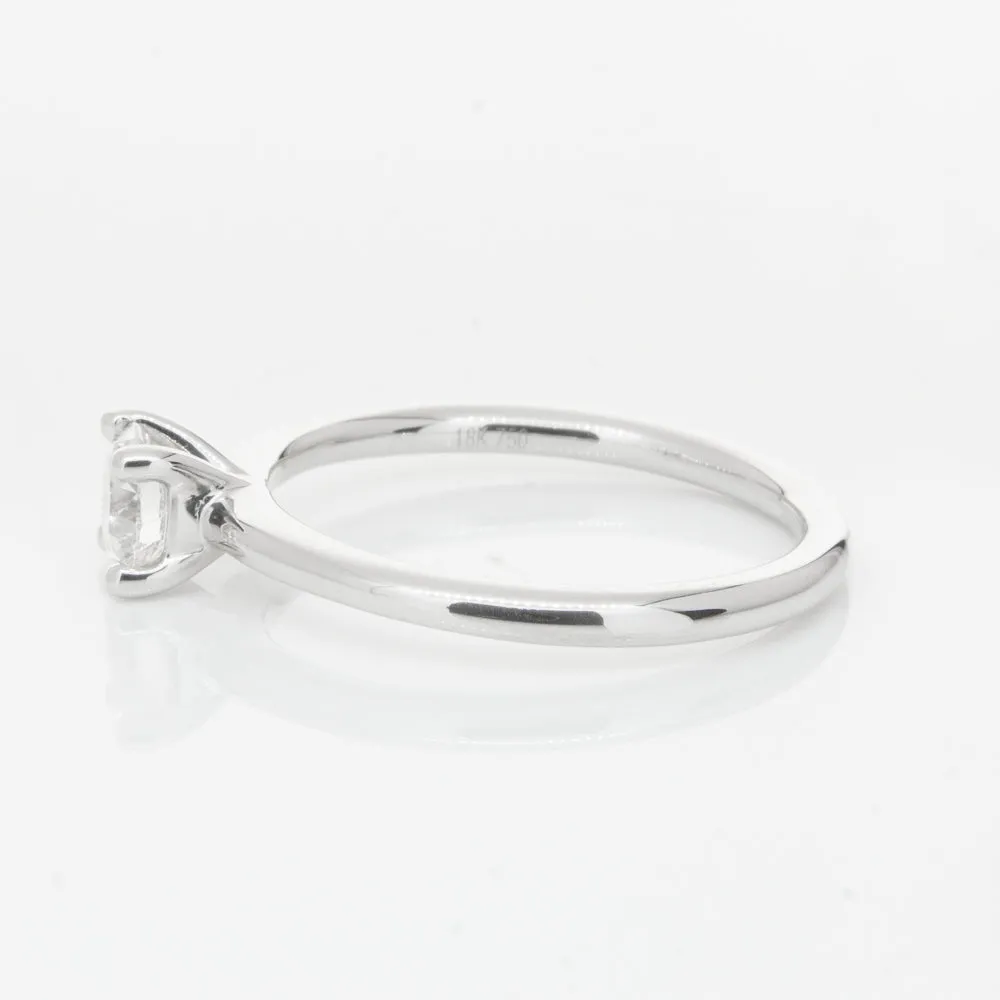 18ct White Gold .50ct Diamond Melba Ring