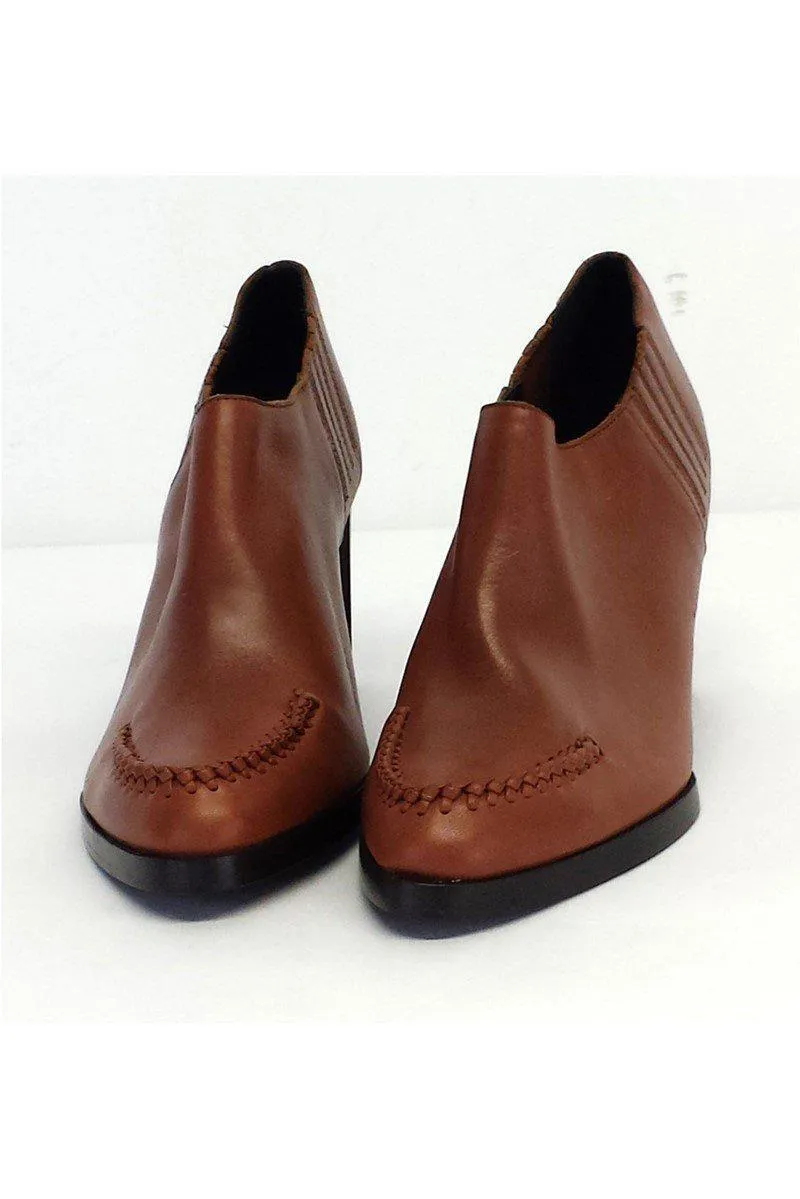 3.1 Phillip Lim - Brown Leather Booties Sz 10