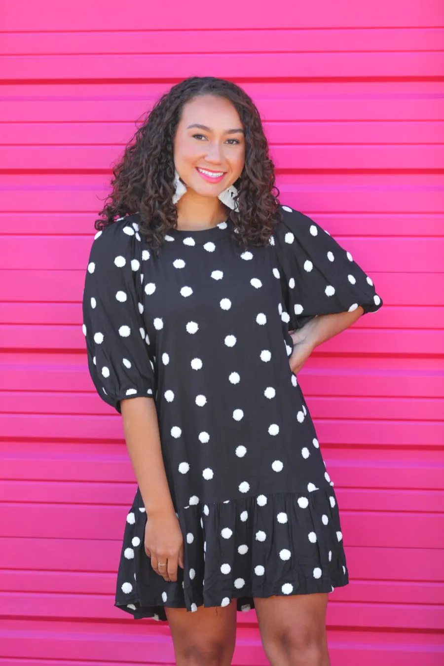 Anna Dotted Dress