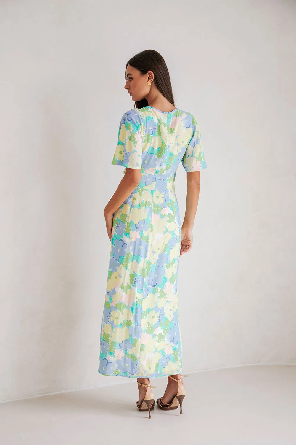 Aquitaine Wrap Dress - Floral Dream