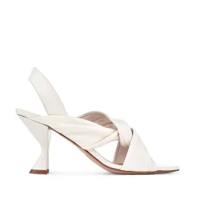 Asami Cream Soft Nappa Sandals