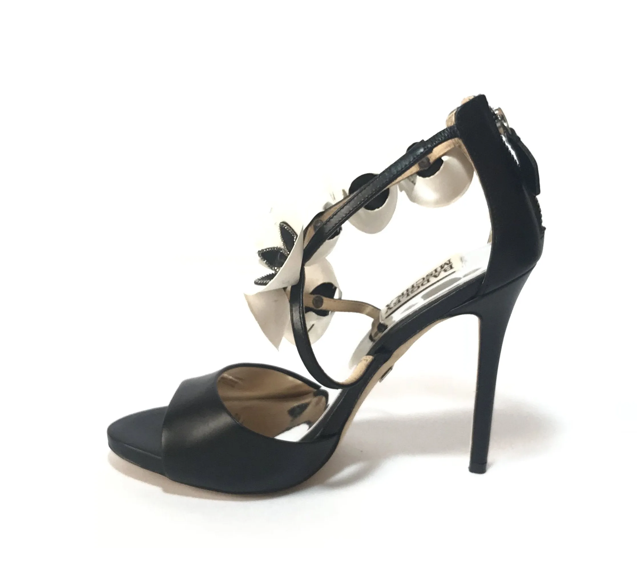 Badgley Mischka Black Floral Heels | Brand New |