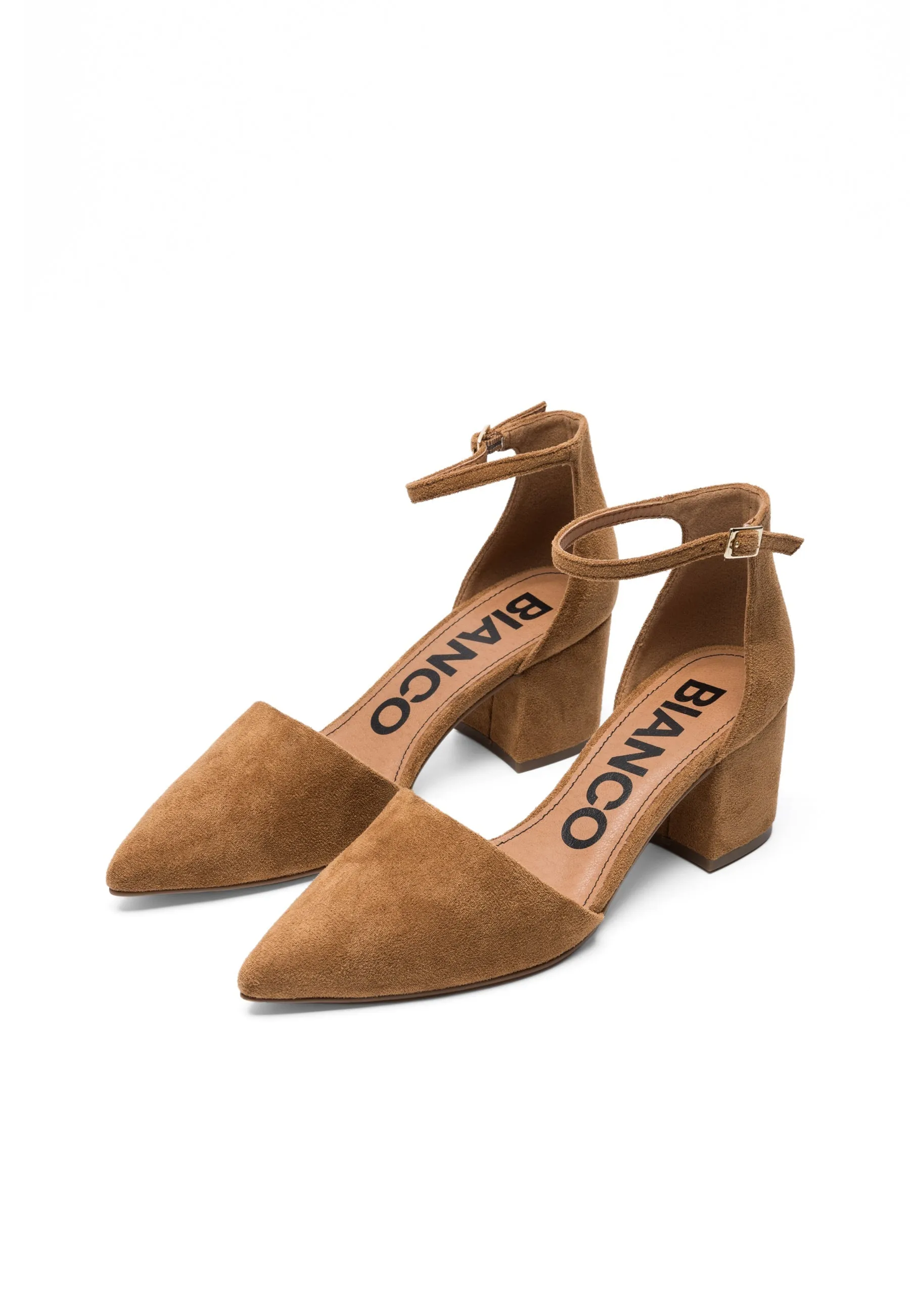 Biadevived Camel Suede Pumps