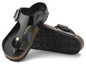 Birkenstock: Gizeh Big Buckle in High Shine Black