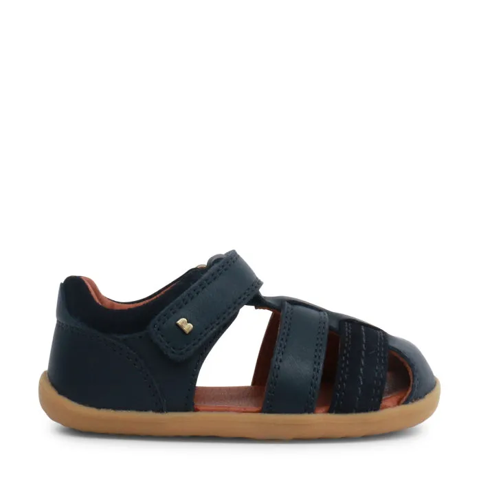 Bobux Step Up Sandal Roam 729201A Navy Closed Toe