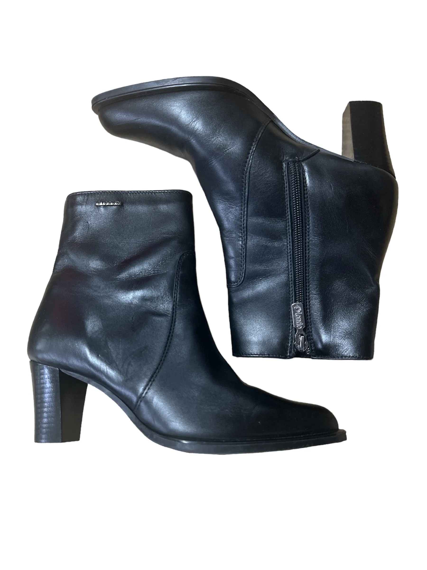 Boots Ankle Heels By Blondo In Black, Size: 6.5