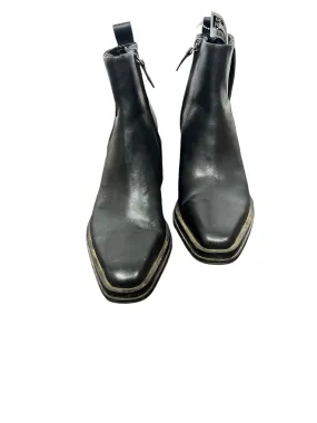 Boots Ankle Heels By Franco Sarto In Black, Size: 7