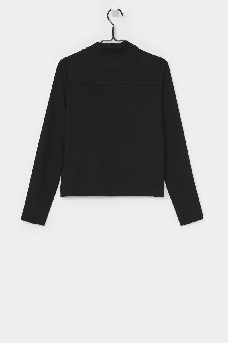 building block cardigan black <br>  by Kowtow