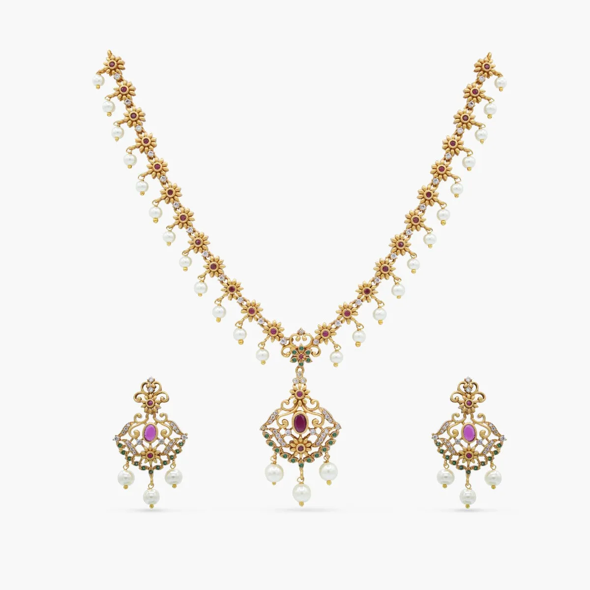 Chhaya Antique Necklace Set