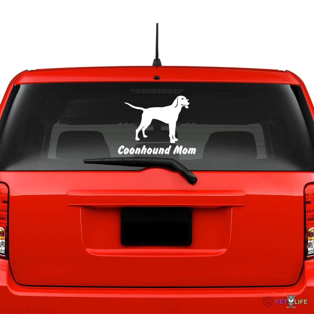 Coonhound Mom Sticker