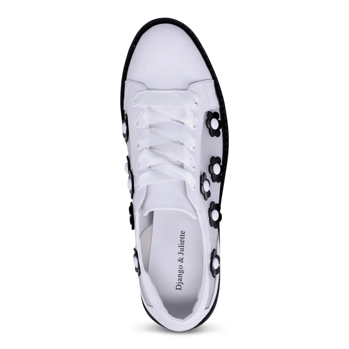 Django & Juliette SERENO Platform Sneaker in White