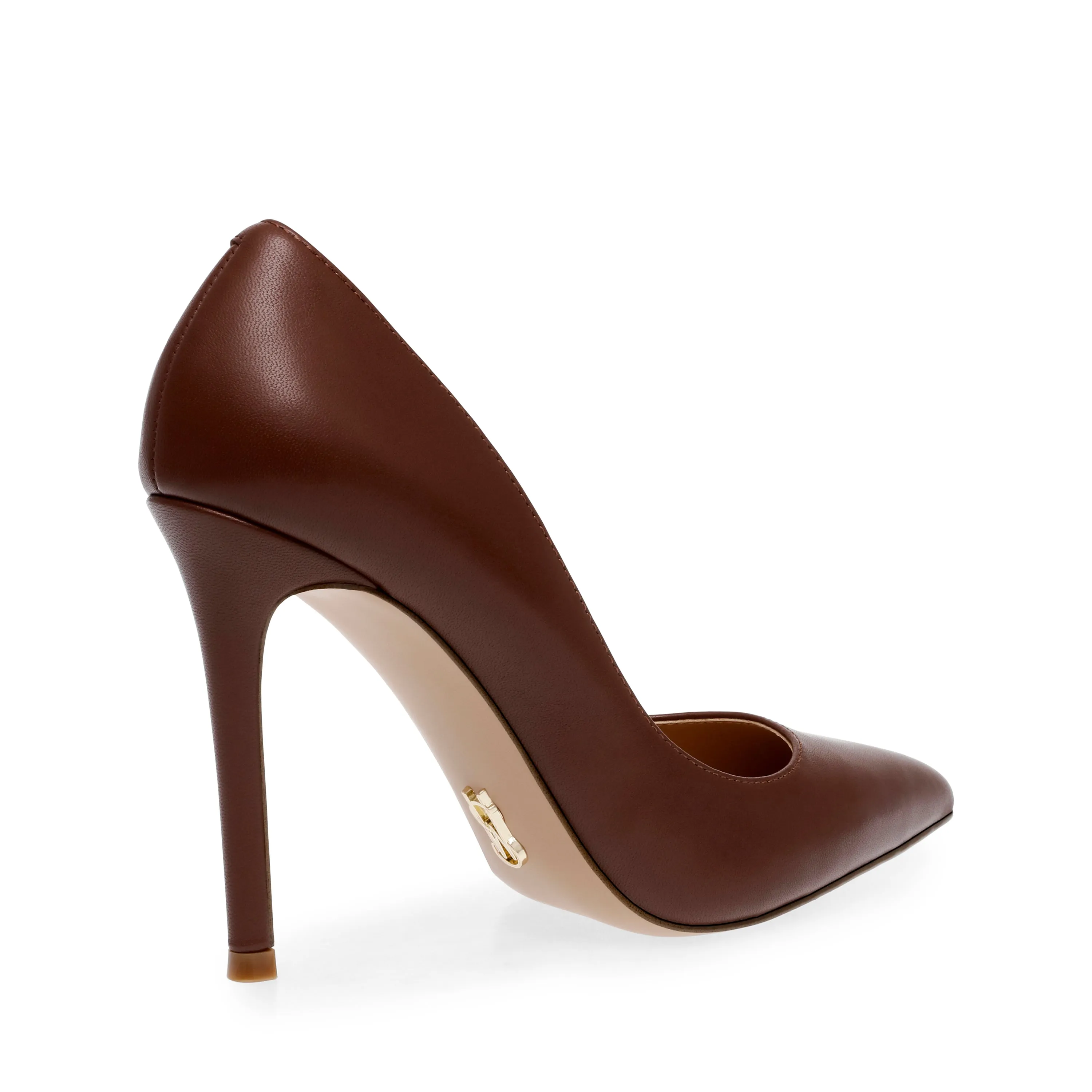 Evelyn-E Classic Cappuccino Leather Pump for Women