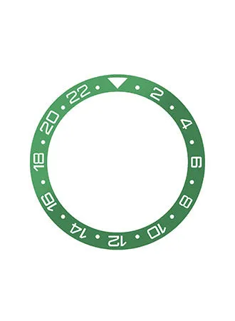 GMT Style Ceramic Bezel Insert Green