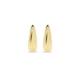 Gold Bold Huggie Earrings