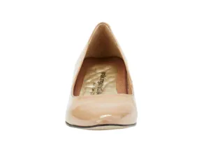 Heidi Pump: New Nude Patent Leather I Walking Cradle