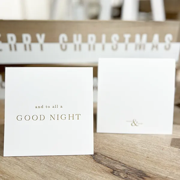 Holiday Letterpress Greeting Card