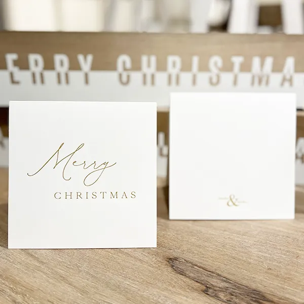 Holiday Letterpress Greeting Card