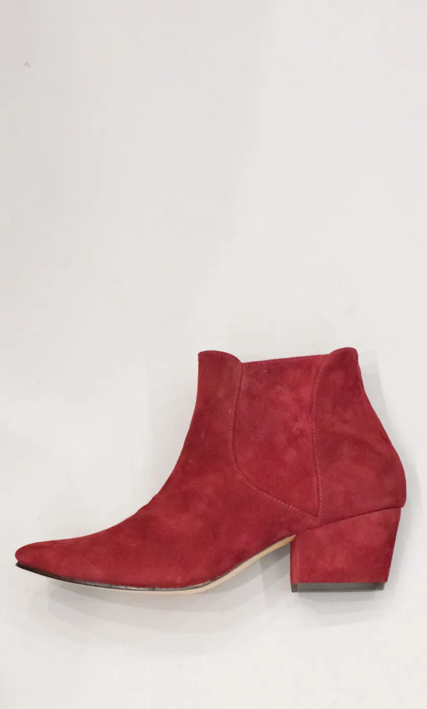 HOSS Cohen Maroon Suede Boot