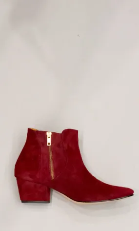 HOSS Cohen Maroon Suede Boot