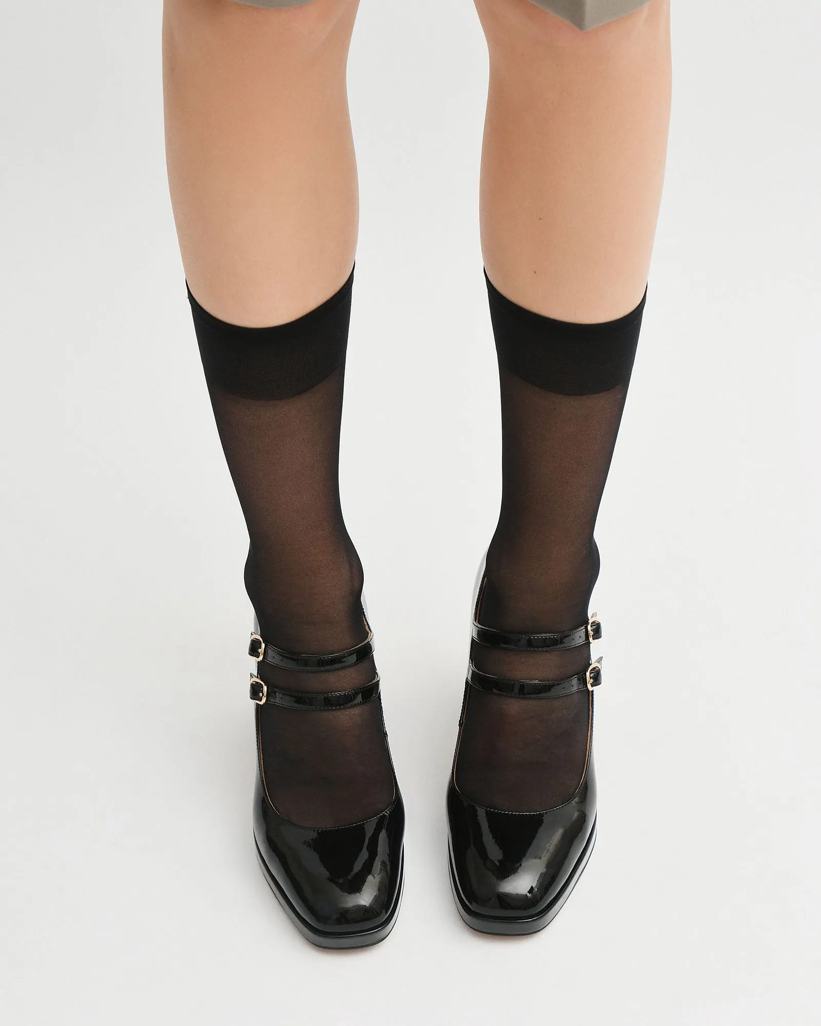 OLIVIA HIGH HEELS BLACK PATENT