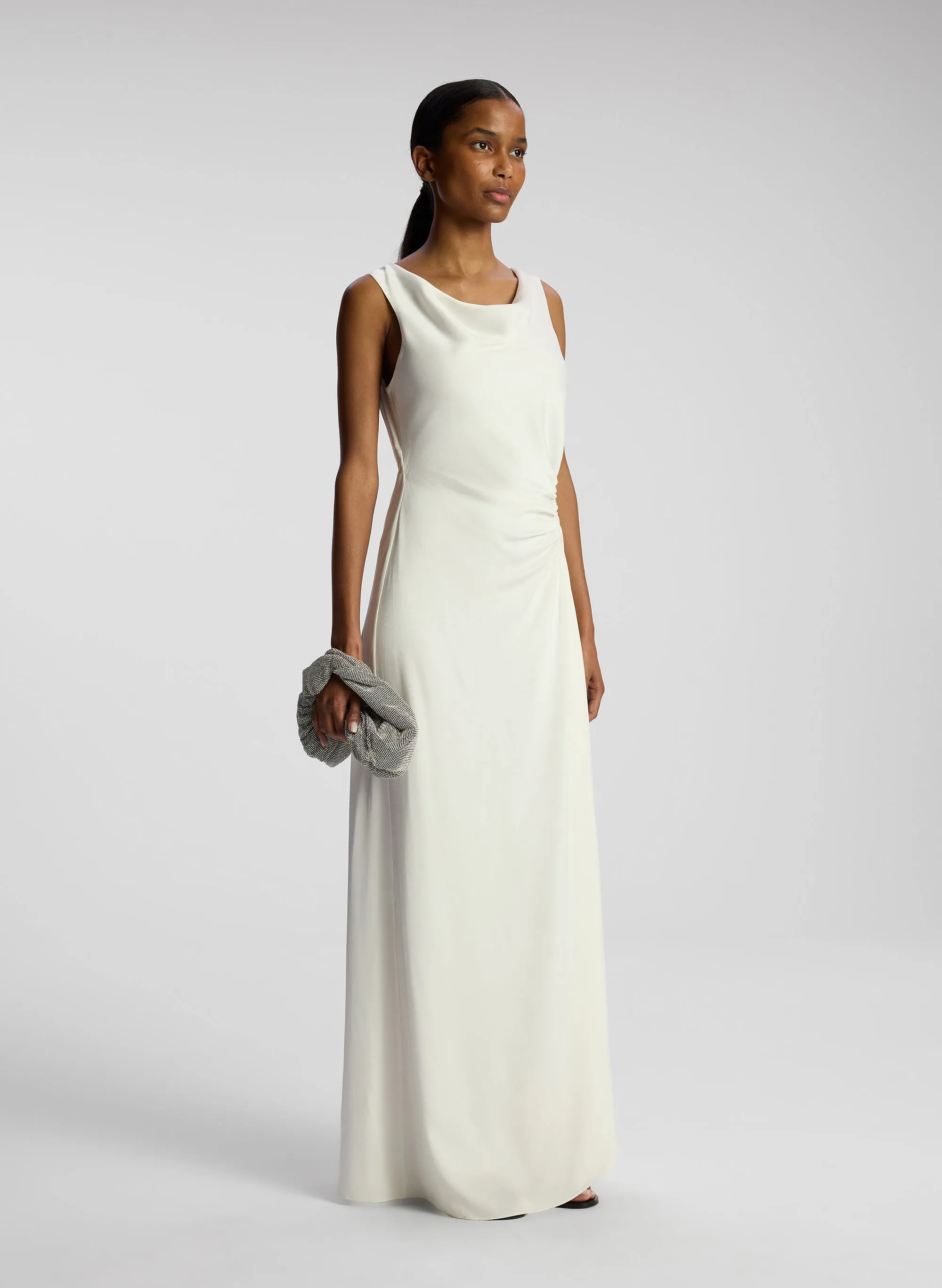 Ophelia Satin Maxi Dress