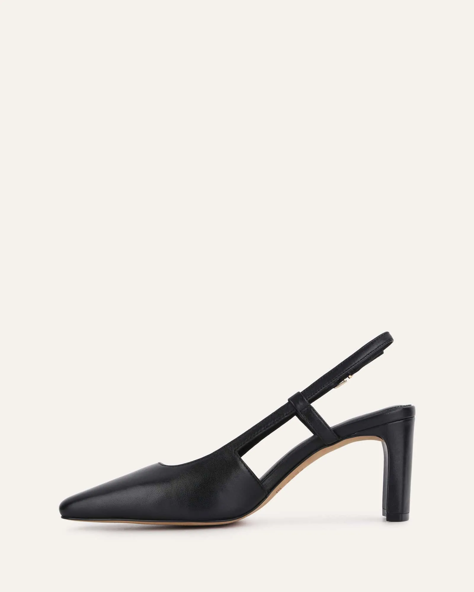 ORLA MID HEELS BLACK LEATHER