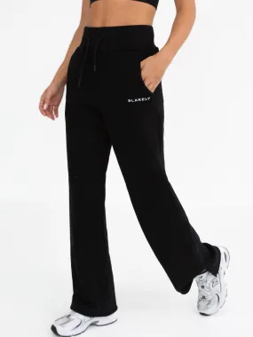 Soho Wide Leg Sweatpants - Black