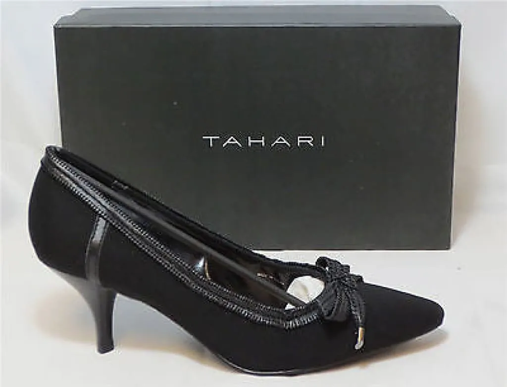 TAHARI Women's Bess Pump - Black - Sz 7.5,8,8.5 - NIB - MSRP $98