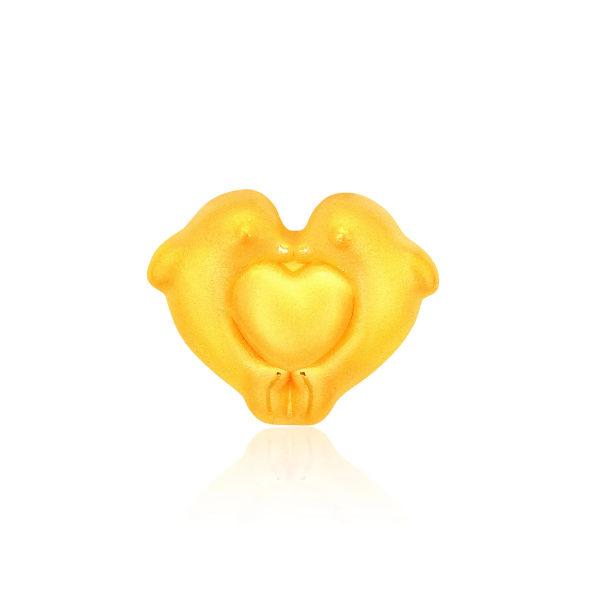 TAKA Jewellery 999 Pure Gold Charm Heart