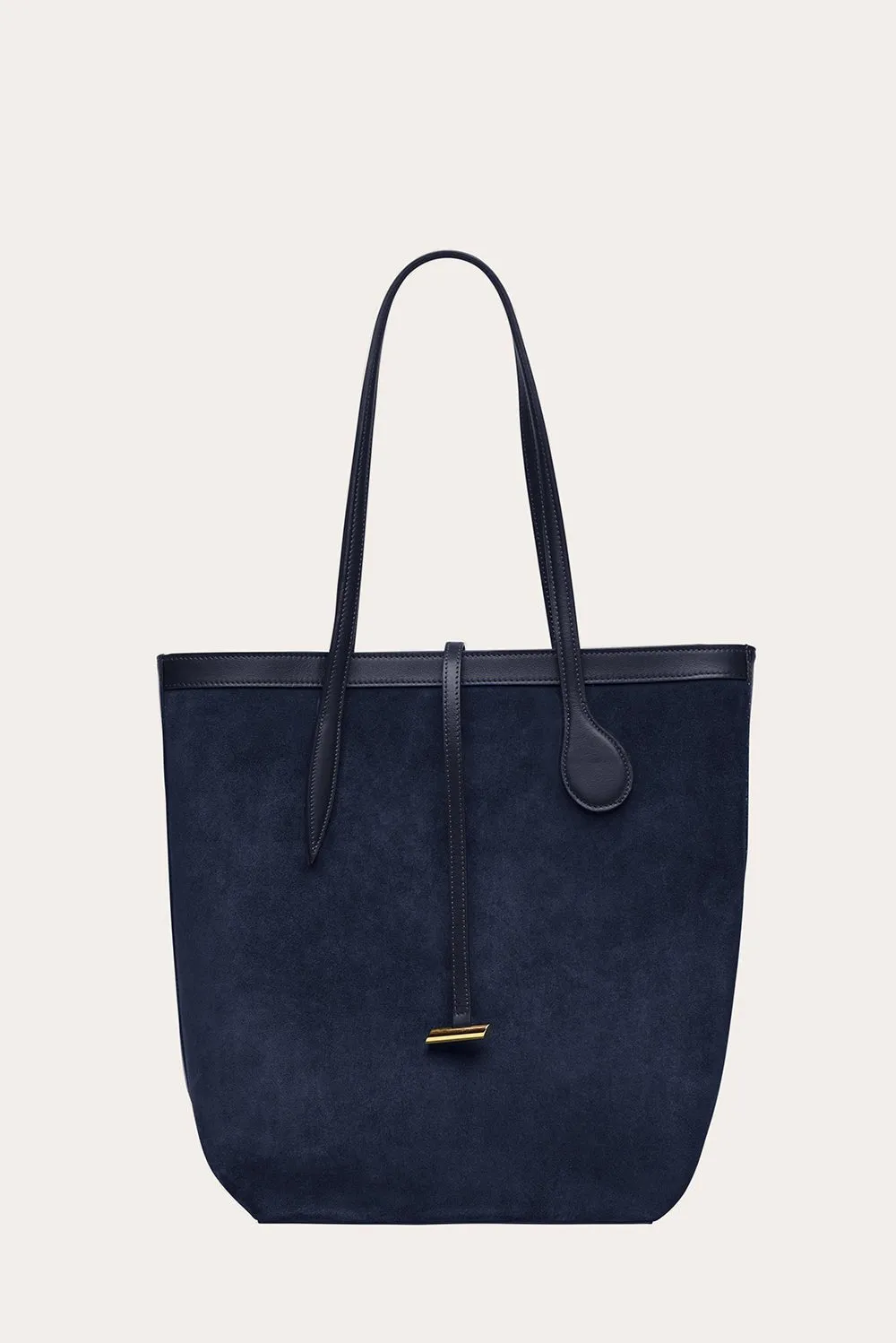 Tall Sprout Tote Navy Suede