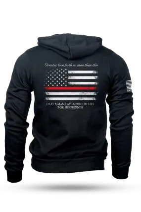 Thin Red Line - Full-Zip Hoodie