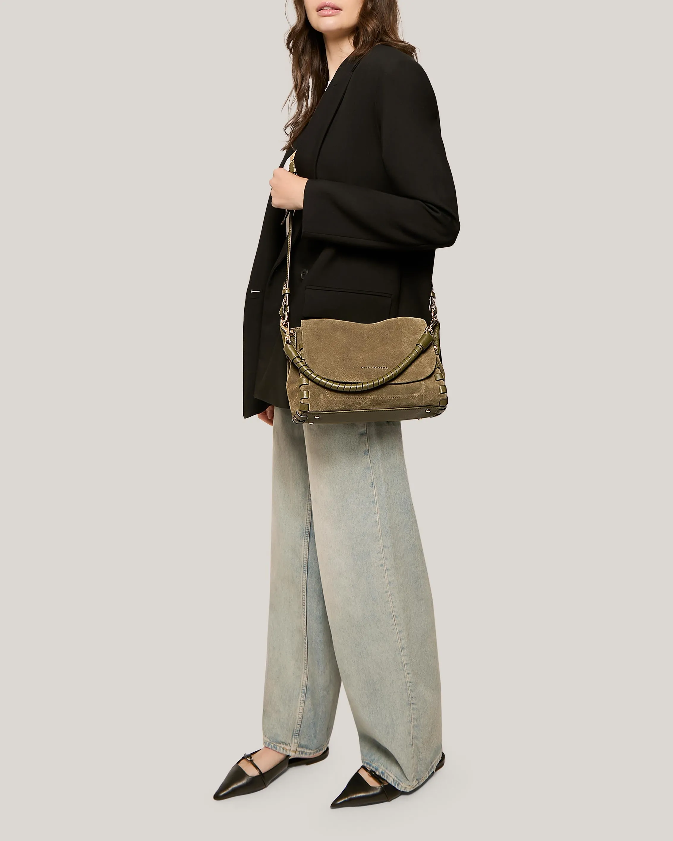 Versatile Zen-Style Convertible Crossbody Bag